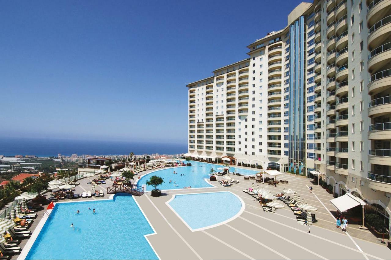 Gold City 1+1 Villa In Free Aquapark Alanya Ngoại thất bức ảnh
